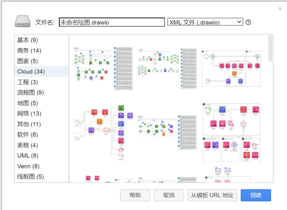 Drawio v21.7.5 开源跨平台绘图软件官方中文版