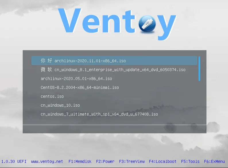 Ventoy v1.0.80_装机神器创建可启动U盘工具